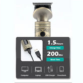 VGR V-962 Metal Professional Hair & Beard Clipper For Men